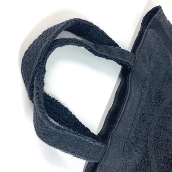 CHANEL Logo CC CC Mark Shoulder Bag, Shoulder Bag, Beach Bag Tote Bag pile Black - Picture 2 of 11